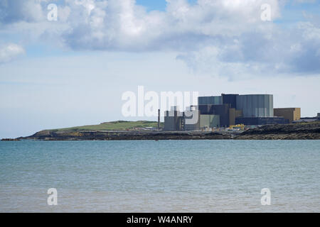 Wylfa Nuclear Power Station, Anglesey, Wales Stockfoto