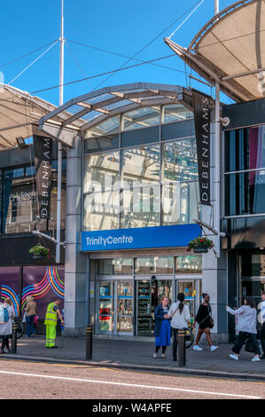 Die Trinity Center Shopping Center in der Union Street, Aberdeen. Stockfoto