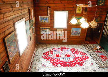 Holz- Moschee im XVIII. Jahrhundert in Kruszyniany, Polen gebaut. 6. Juli 2008 © wojciech Strozyk/Alamy Stock Foto Stockfoto