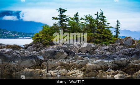 Rocky Island, Sitka Alaska Stockfoto