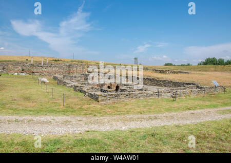 Stobi - Archäologische Stätte in Mazedonien Stockfoto