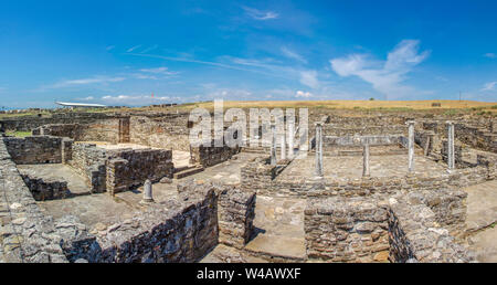 Stobi - Archäologische Stätte in Mazedonien - Basilika Stockfoto