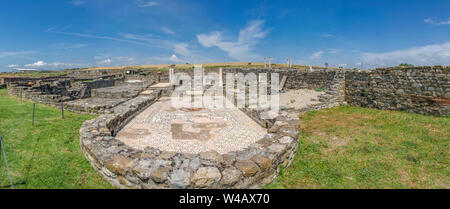 Mazedonien, Stobi Archäologische Stätte - Basilika Stockfoto