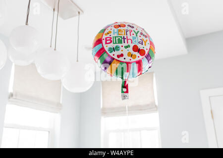 Happy birthday Ballon Stockfoto