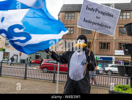 Oban, alle unter einem Banner Unabhängigkeit März - 2019 Stockfoto