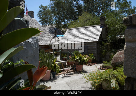 Das älteste Schulhaus aus Holz in den usa St Augustine Florida US USA Stockfoto