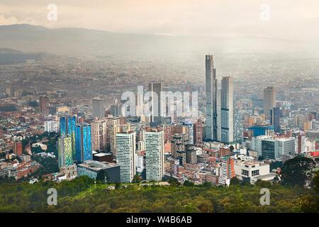 Bogota, Kolumbien bewölkter Tag Stockfoto