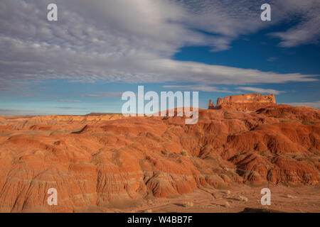 Runde obere Kante, Navajo Indian Reservation, Arizona Stockfoto