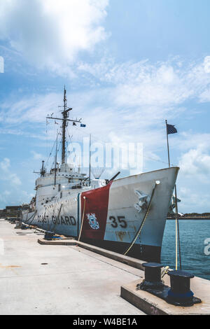 Old Navy Schiff angedockt in Key West Florida Stockfoto