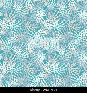 Die nahtlose Vektor Muster mit abstrakten orgainc Formen in grauen Farben. Oberfläche print Design. Stock Vektor