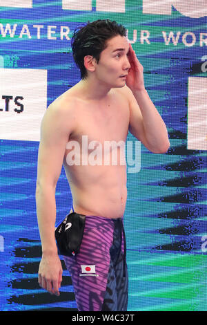 Gwangju, Südkorea. 22. Juli, 2019. Naito Ehara (JPN) Schwimmen: 18 FINA Wm Gwangju 2019 Männer 200 m Freistil Wärme bei Nambu Internationale Aquatics Center in Gwangju, Südkorea. Credit: YUTAKA/LBA SPORT/Alamy leben Nachrichten Stockfoto