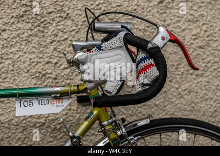 Veloretro vintage Cycling Event in Ulverston, Cumbria. Stockfoto