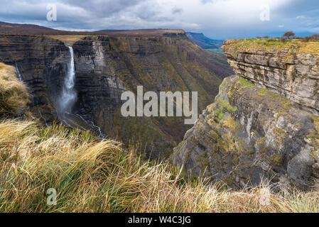 Salto del Nervion Wasserfall, nördlich von Spanien Stockfoto