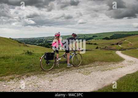 Veloretro vintage Cycling Event in Ulverston, Cumbria. Stockfoto