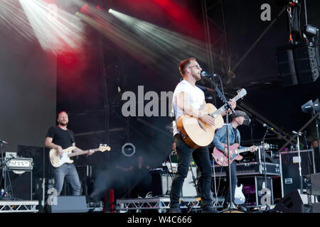 James Morrison auf der Hauptbühne am Tag 1 der OnBlackheath Music Festival 2019 Stockfoto