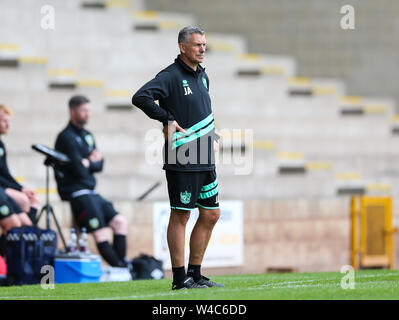 Port Vale's Manager John askey während der Vorsaison Freundschaftsspiel im Vale Park, Stoke-on-Trent. Stockfoto