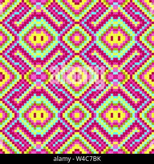 Pixel nahtlose Muster grunge Textur Stock Vektor