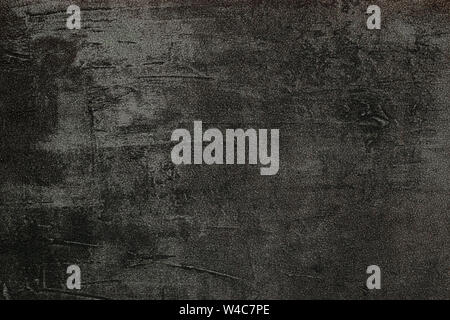 Abstrakte dunkel aus Kunststoff oder Metall grunge Hintergrund mit Punkten und Kratzer Stockfoto