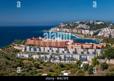 Playacálida Spa Hotel, Apartments und Hotels in Almunecar, Costa Tropical, Provinz Granada, Andalusien, Spanien Stockfoto