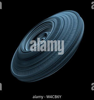 Sci-Fi-Element für das Raumschiff, futuristisches Konzept Design Stockfoto