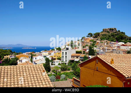 Begur Dorf in Katalonien, Spanien Stockfoto