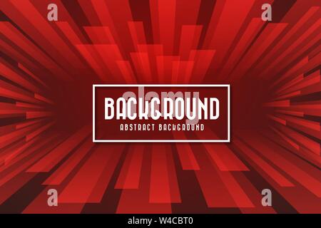 Abstrakt rot vertikale und horizontale Spektrum Hintergrund. Vector Illustration Stock Vektor