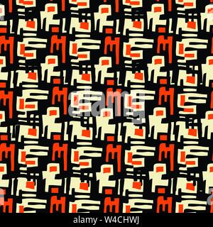 Zusammenfassung nahtlose farbige Muster Vektor Stock Vektor