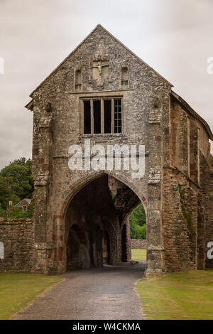 Cleeve Abbey, ein mittelalterliches Kloster in der Nähe des Dorfes Washford in Somerset, England. Denkmalgeschützte Gebäude in 1198 gegründet. Stockfoto