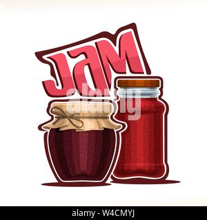 Vector Illustration von Konfitüre Stock Vektor