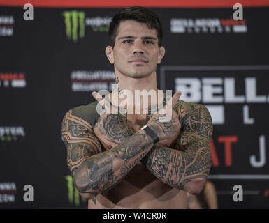 Bellator London zeremoniellen Wiegen Hauptkarte, Funktion und der Frauen kämpft Mit: Erick Silva Wo: London, Großbritannien Wann: 21 Jun 2019 Credit: Brightspark Fotos/WENN.com Stockfoto