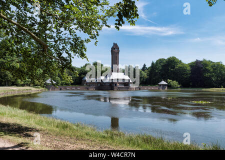 Country Residence das Museum Jachthuis St. Hubertus ist die ehemalige Residenz der Herr und Frau: Kroller-Muller und wurde von dem berühmten niederländischen Architekten Berlage konzipiert Stockfoto