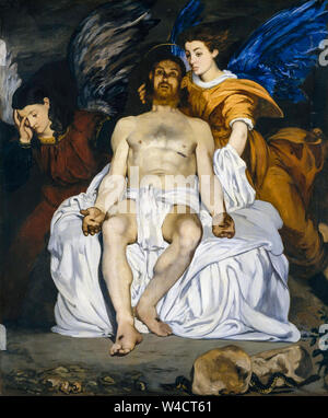 Edouard Manet, Der tote Christus mit Engeln, Malerei, 1864 Stockfoto