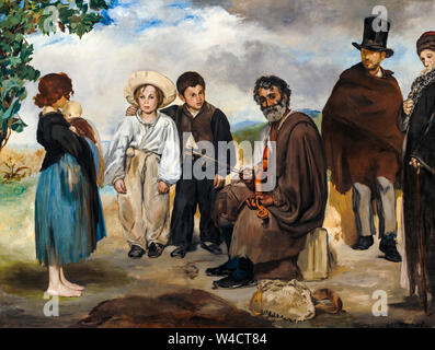 Edouard Manet, Malerei, der alte Musiker, 1862 Stockfoto