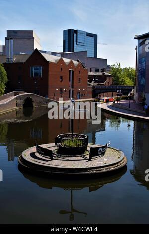 Birmingham Kanäle anzeigen Stockfoto