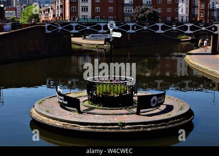 Birmingham Kanäle anzeigen Stockfoto