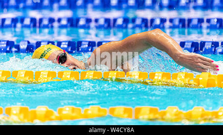 22 juli 2019 Gwangju, Südkorea 18. FINA World Aquatics Championships MELVERTON Kiah AUS AUSTRALIEN Gwangju Südkorea 22/07/2019 Schwimmen Frauen 1500m Freestyle 18. FINA World Aquatics Championships Nambu University Aquatics Center Stockfoto