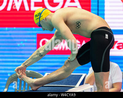 22 juli 2019 Gwangju, Südkorea 18. FINA World Aquatics Championships CHALMERS Kyle AUS AUSTRALIEN Gwangju Südkorea 22/07/2019 Schwimmen Männer 200 m Freestyle 18. FINA World Aquatics Championships Nambu University Aquatics Center Stockfoto