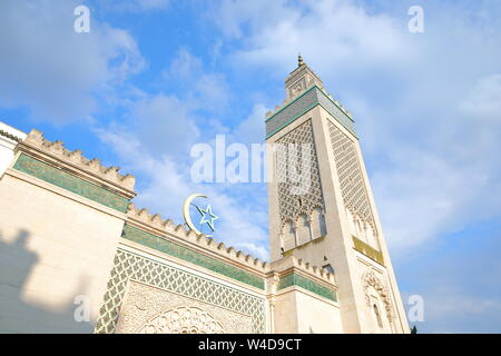 Große Moschee von Paris Frankreich Stockfoto