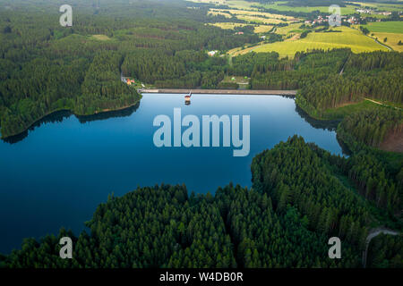 Trebonsko Region zeichnet sich durch eine außergewöhnliche Vielfalt an Lebensräumen. Die wertvollsten Biotope der Trebon region Stockfoto