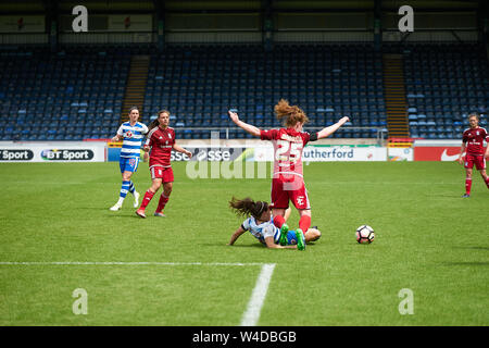 Reading FC Frauen vs Birmingham Damen FC am Adams Park, 28.05.2017 Stockfoto