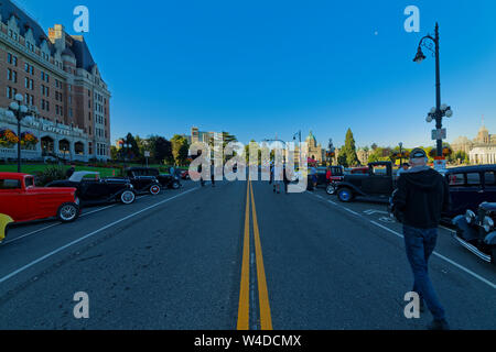 Northwest Deuce Tage 2019 1932 Ford Classic Car Show - Victoria, British Columbia, Kanada. Stockfoto