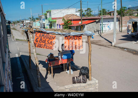 Street Food Vendor. Sinaloa. Mexiko. Stockfoto