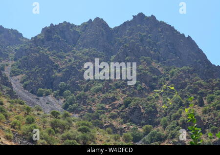 Qashqadarya zarmas Canyon im Südosten der Provinz, Usbekistan Stockfoto