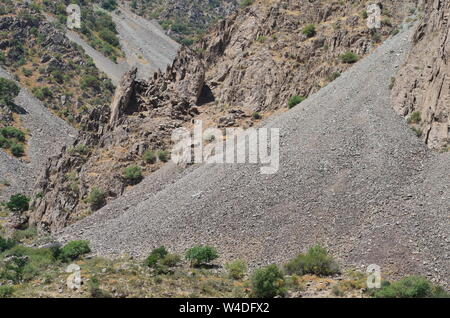 Qashqadarya zarmas Canyon im Südosten der Provinz, Usbekistan Stockfoto