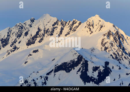 Chugach Mountains, Valdez, Prince William Sound, Alaska, USA Stockfoto