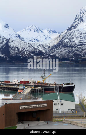 Convention and Civic Center, Valdez, Prince William Sound, Alaska, USA Stockfoto