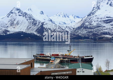 Convention and Civic Center, Valdez, Prince William Sound, Alaska, USA Stockfoto