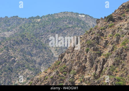 Qashqadarya zarmas Canyon im Südosten der Provinz, Usbekistan Stockfoto