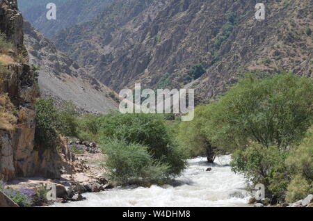 Qashqadarya zarmas Canyon im Südosten der Provinz, Usbekistan Stockfoto