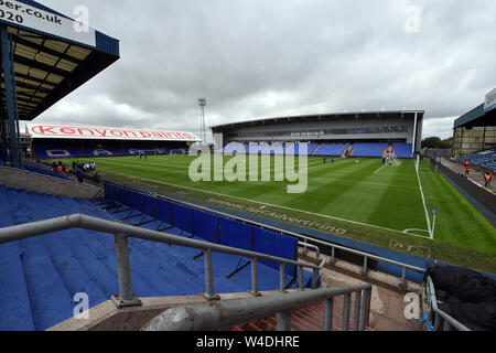 OLDHAM, ENGLAND 20. Juli eine allgemeine Ansicht während der Vorsaison Freundschaftsspiel zwischen Oldham Athletic und Rochdale in Boundary Park, Oldham am Samstag, den 20. Juli 2019 (Credit: Eddie Garvey | MI Nachrichten) Stockfoto